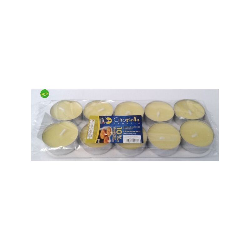 foto del prodotto tealight alla citronella 10 pz.