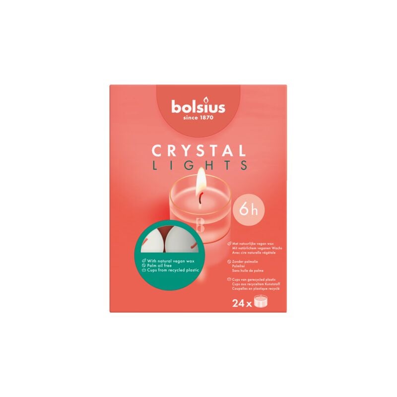 foto del prodotto tealight bag 24pz 6h white bolsius