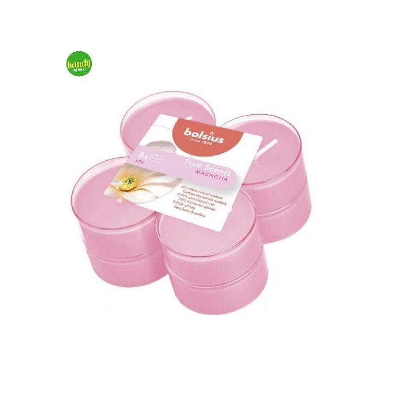 foto del prodotto tealights maxi bolsius fr. magnolia pz 8