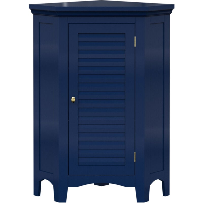 foto del prodotto teamson home elegant home fashions angolo autonomo blu navy con porta stile persiana