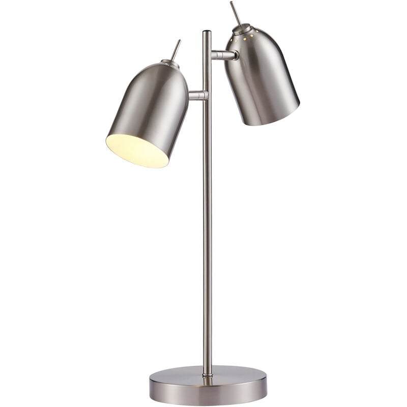 foto del prodotto teamson home lampada da tavolo con paralume cromato mason vn l00063nb eu