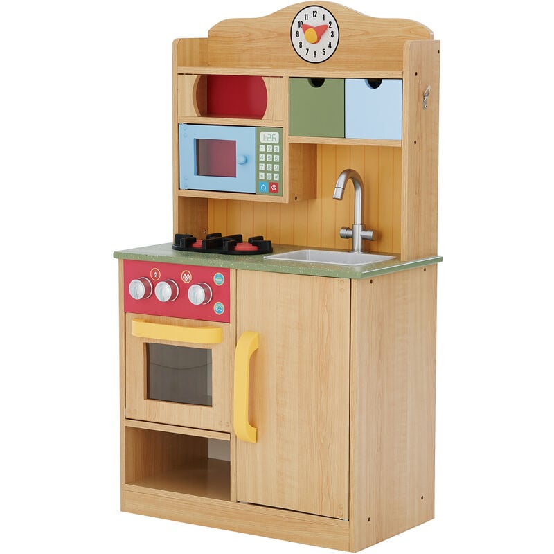 foto del prodotto teamson kids burlywood bambini giocattolo da cucina in legno 5 accessori td 11708a