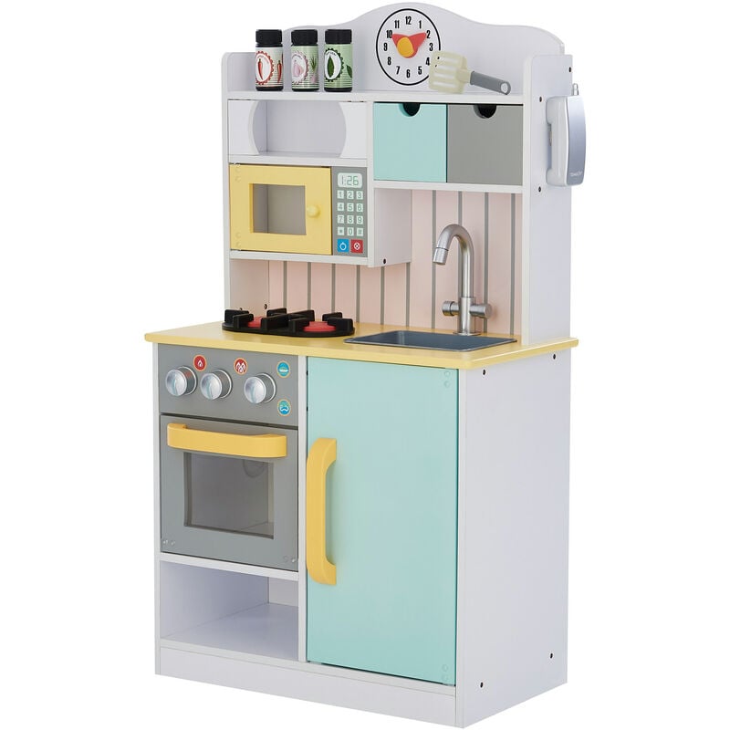 foto del prodotto teamson kids florence cucina per bambini cucina in legno con 5 accessori per ragazzi e ragazze td 11708ar