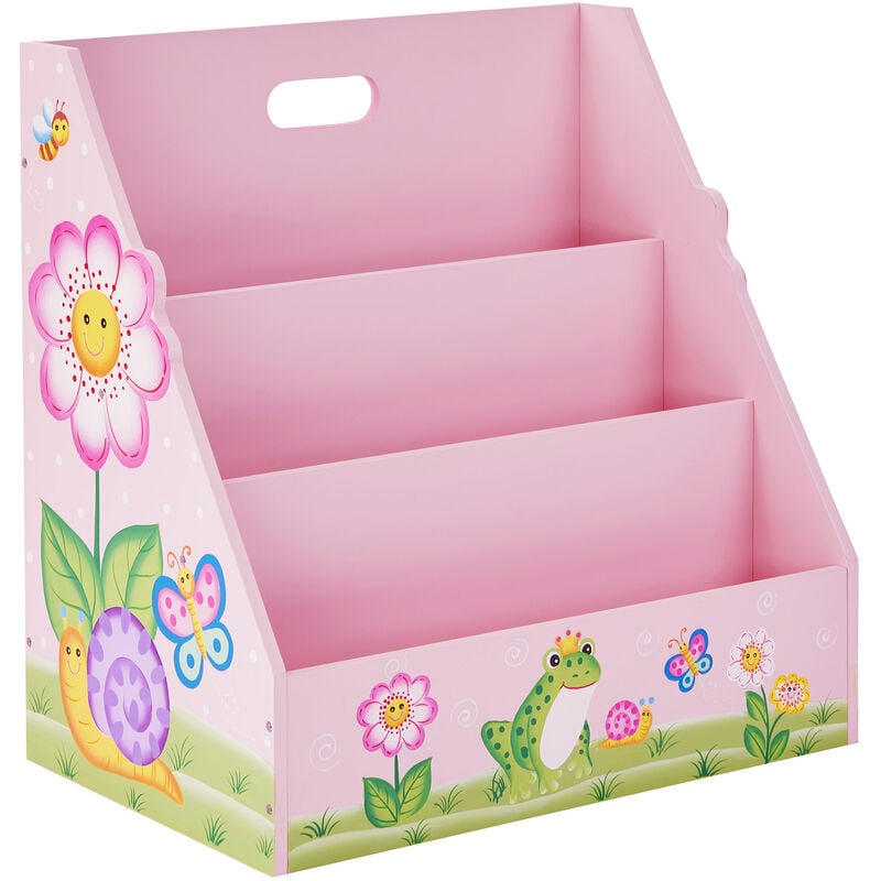 foto del prodotto teamson kids libreria per bambini scaffale in legno magic garden fantasy fields td 13142a