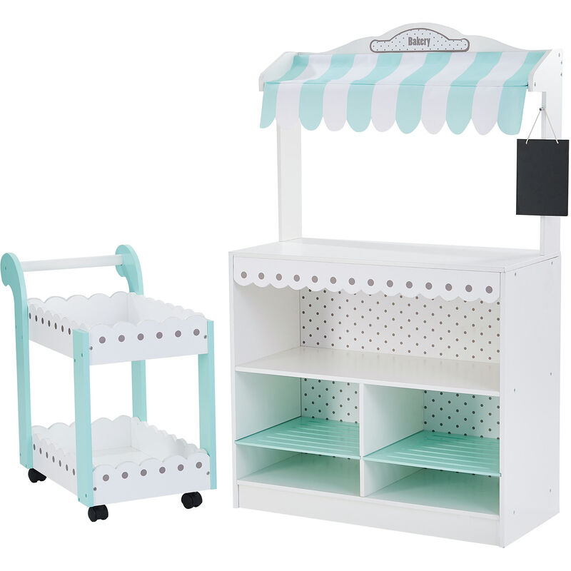 foto del prodotto teamson kids my dream panetteria dessert stand bianco benzina td 13003a