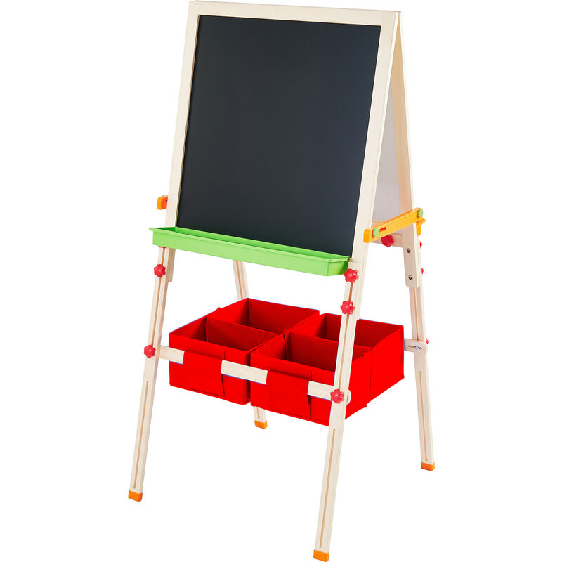 foto del prodotto teamson kids piccolo artista van gogh bambini cavalletti legno rosso tk fb028r