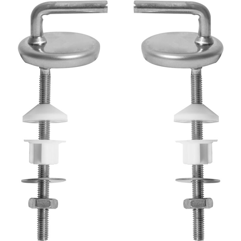 foto del prodotto tec365072 kit di fissaggio per wc modena e vari motivi decorativi, in acciaio inox e plastica, sistema di fissaggio, set di ricambio, accessori,