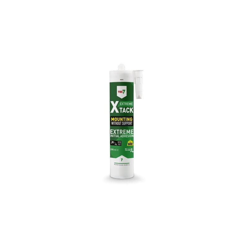 foto del prodotto tec7 x tack pasta polimerica per montaggio non supportato bianco cartuccia da 290 ml 534525227
