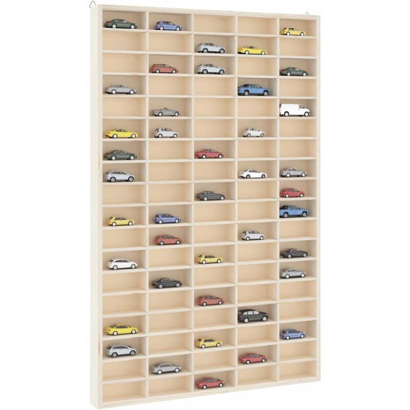 foto del prodotto teca da collezione in legno con 90 scomparti 50,5x4,5x79 cm vidaxl