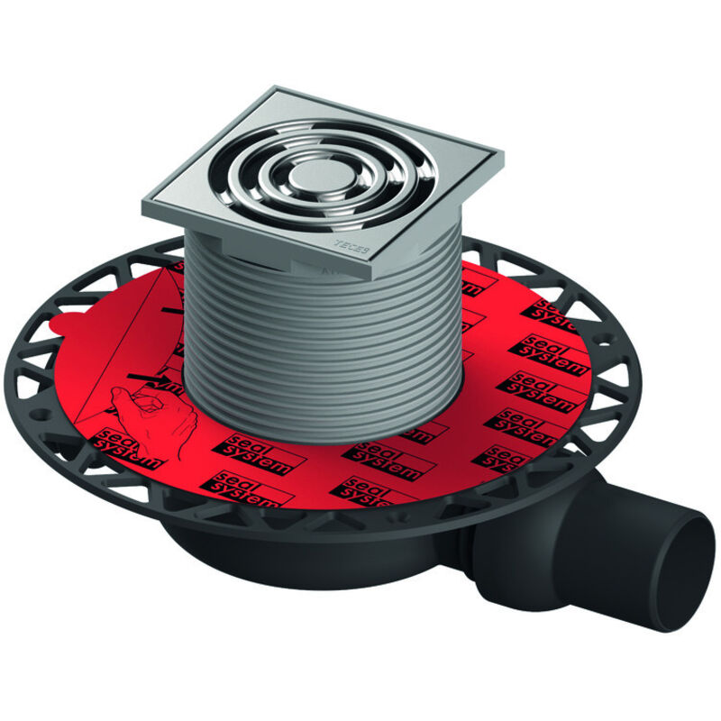 foto del prodotto tece drainpoint s 110 set d vacuation, super plat, avec bride
