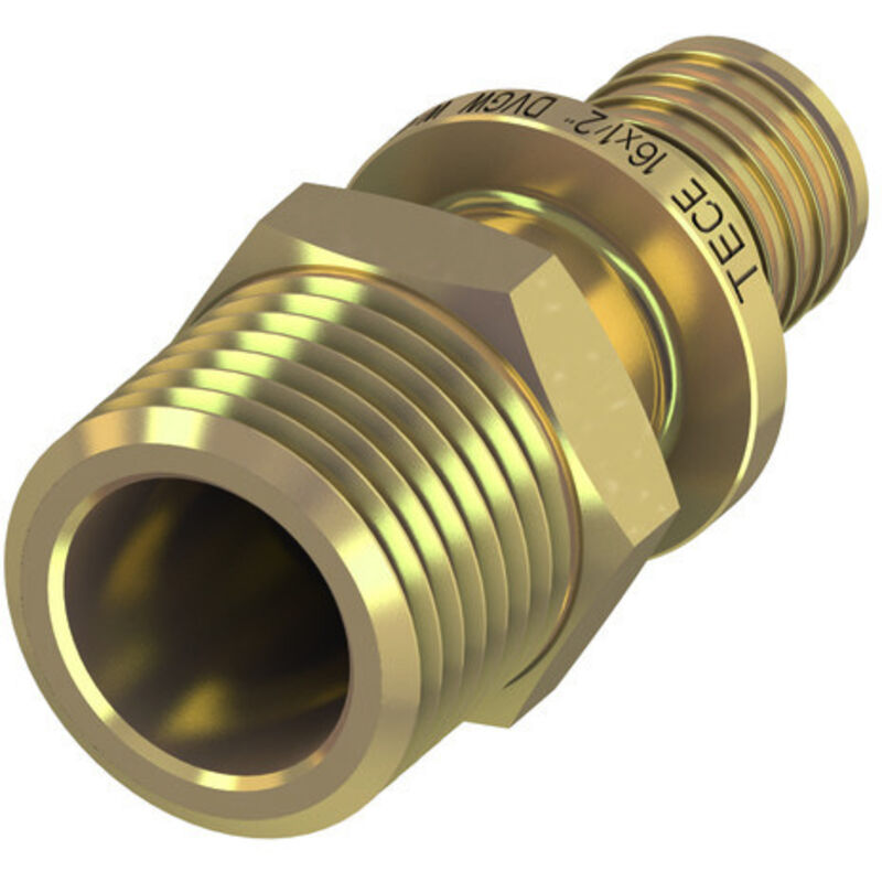foto del prodotto tece flex raccord de transition, bronze au silicium, 705608,