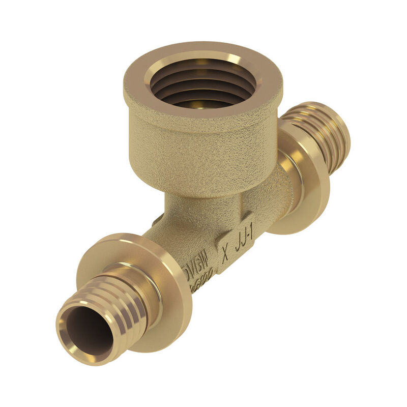 foto del prodotto tece flex t femelle, bronze au silicium, 709801, 709801