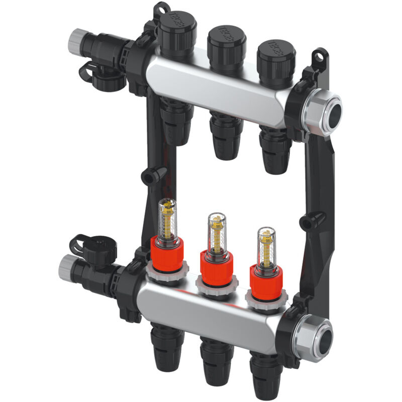 foto del prodotto tece floor distributeur pour circuit de chauffage en acier