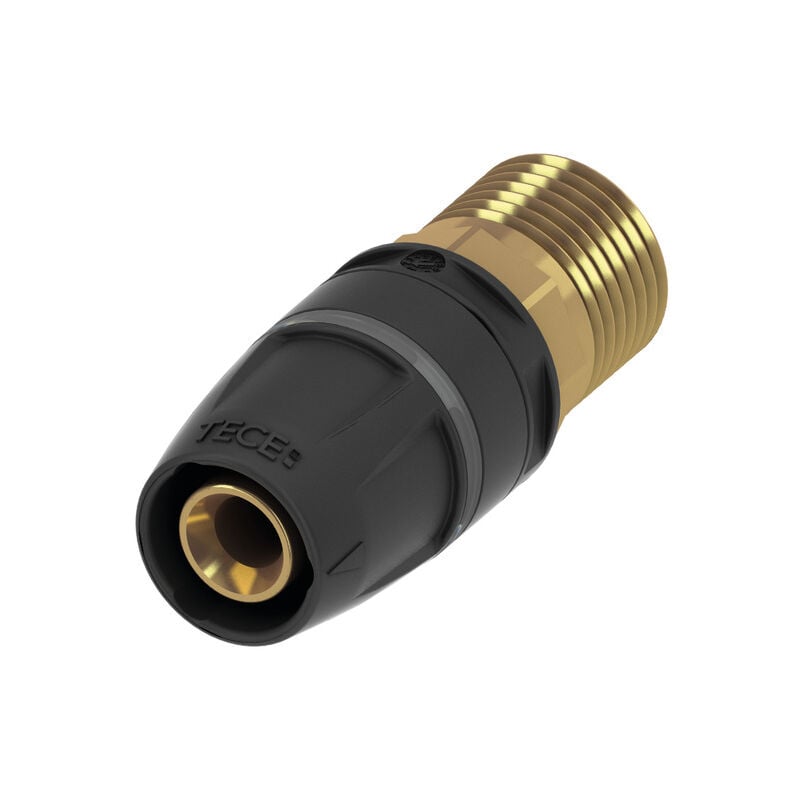 foto del prodotto tece logo raccord de transition push, laiton standard, 8610116,