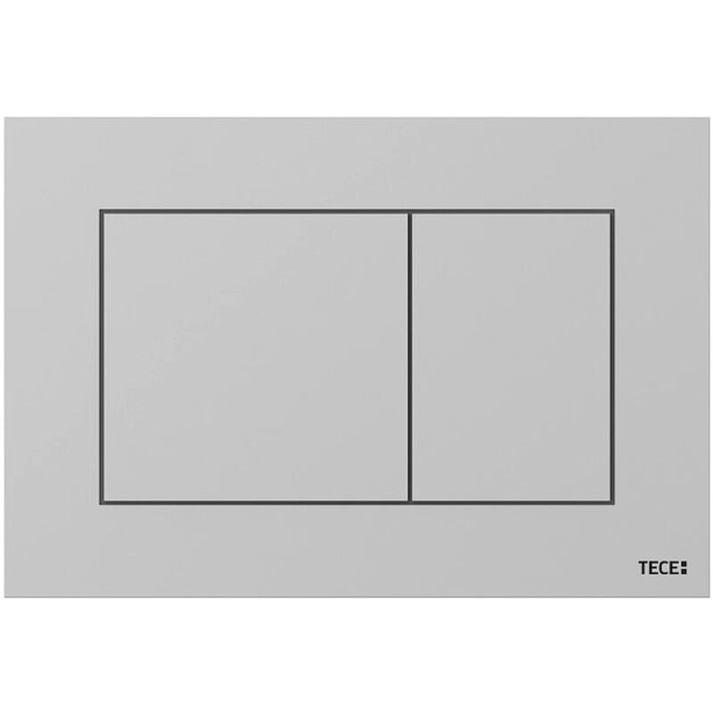 foto del prodotto tece - now placca wc 2 tasti pulsante satinato codice prod 9240402