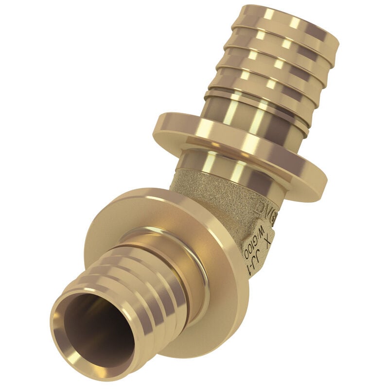 foto del prodotto tece raccord coud flex, 45 degr s, bronze au silicium, 707168,