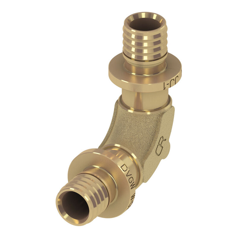 foto del prodotto teceflex coude, 90 degr s, perte de charge optimis e, bronze au