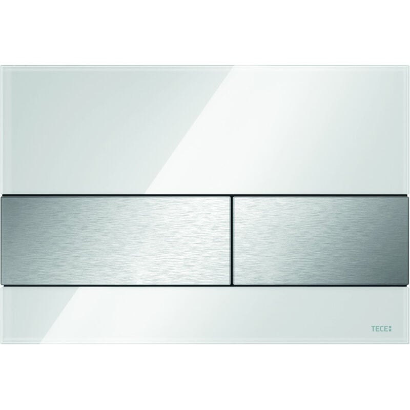 foto del prodotto tecesquare plaque de commande wc verre pour technique à deux