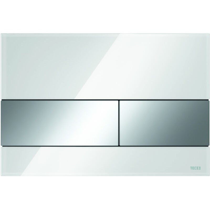 foto del prodotto tecesquare plaque de commande wc verre pour technique à deux