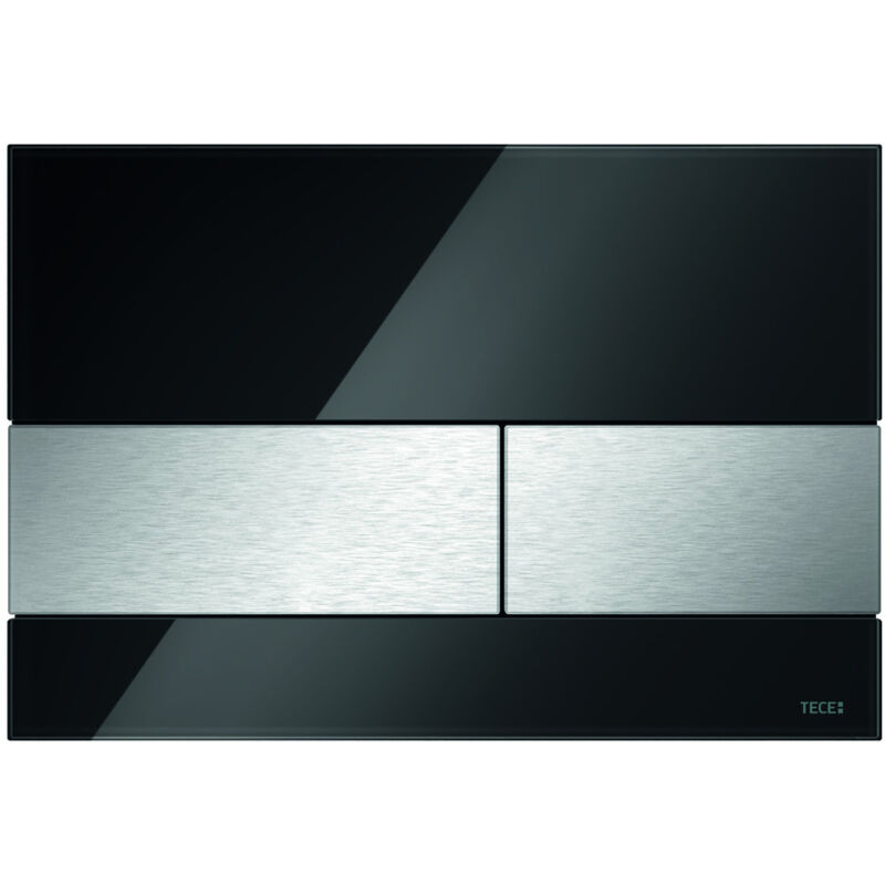 foto del prodotto tecesquare plaque de commande wc verre pour technique à deux