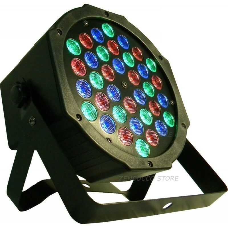 foto del prodotto tech it par 36 led x 1w faro rgb dmx strobo flash wash programmabile