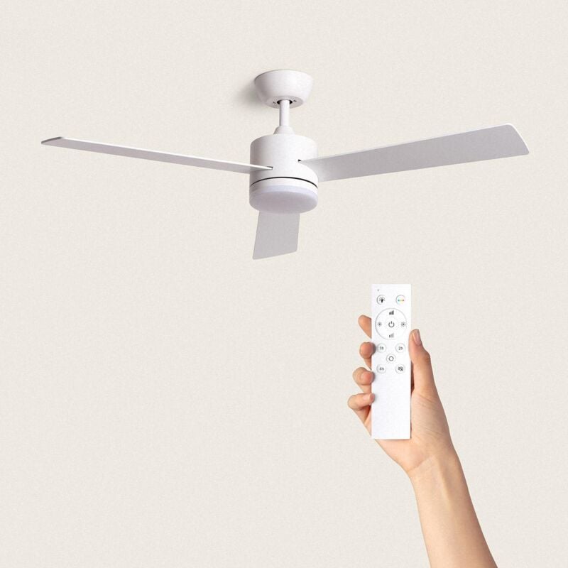 foto del prodotto techbrey bianco bianco con luce controller a parete telecomando no