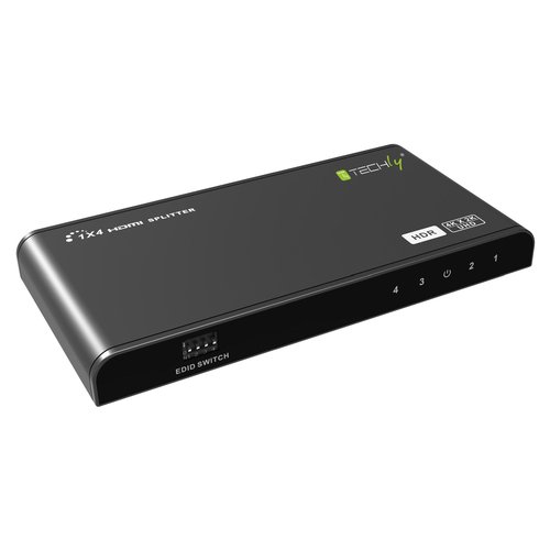 foto del prodotto techly hdr splitter 1x4 hdmi 2.0 4kx2k 60 hz