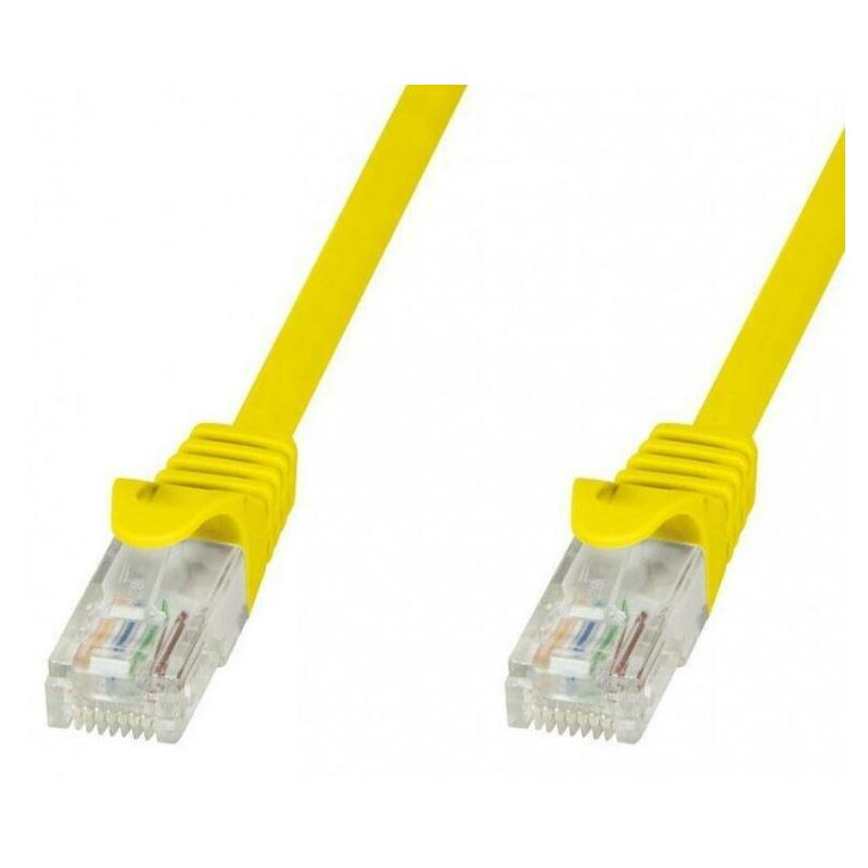 foto del prodotto techly professional ic intracom italia spa cavo rete utp cat.6 giallo 50cm 029433