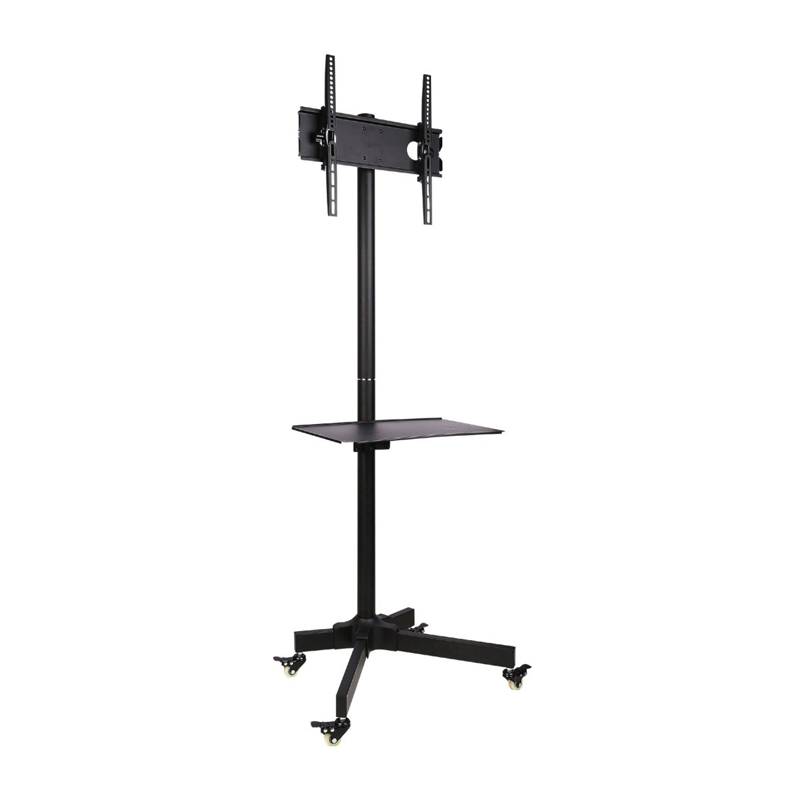 foto del prodotto techly supporto a pavimento con mensola trolley tv lcd led plasma 23 55