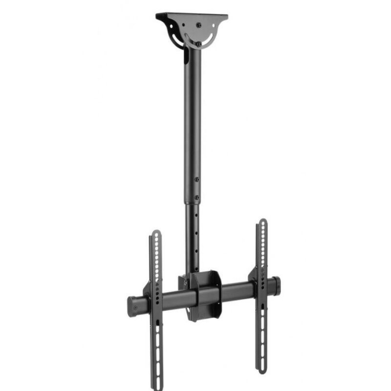 foto del prodotto techly supporto telescopico a soffitto ic intracom 309333 per tv 32 55 pollici