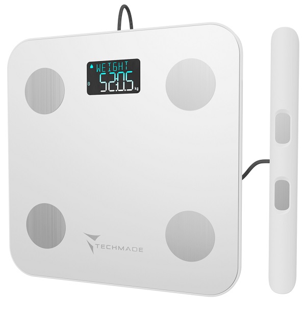 foto del prodotto techmade bilancia body fat con elettrodi tm-scale2