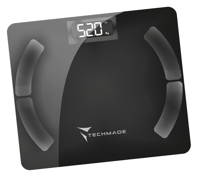 foto del prodotto techmade bilancia smart black