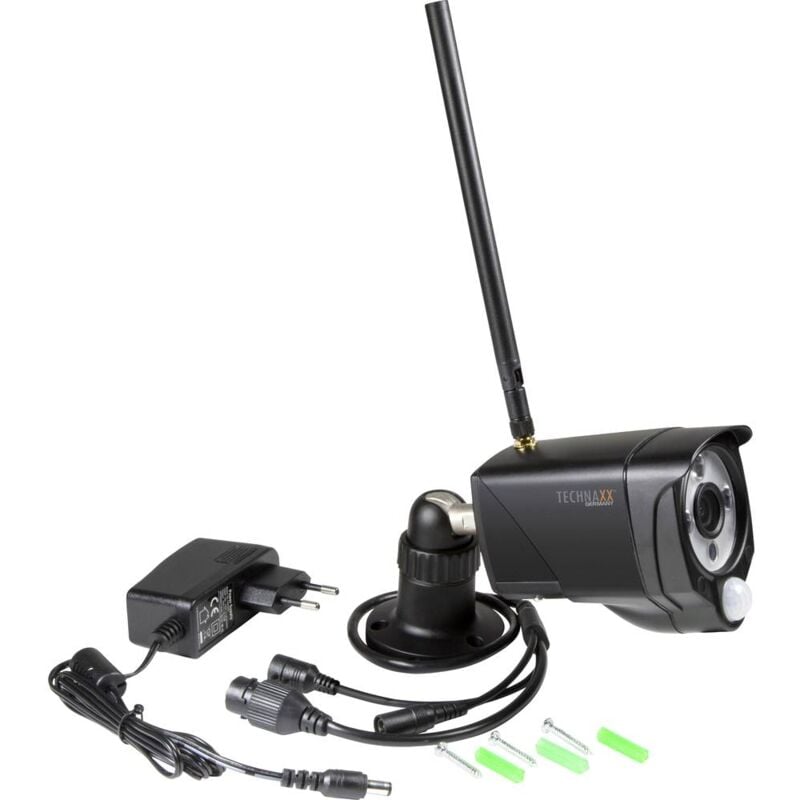 foto del prodotto technaxx tx 145 4881 wlan, lan, senza fili, cablato ip videocamera di sorveglianza 1 canale 1920 x 1080 pixel