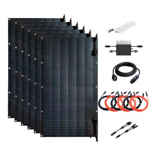foto del prodotto technaxx tx 233 pannelli solari flessibili plug play 600w