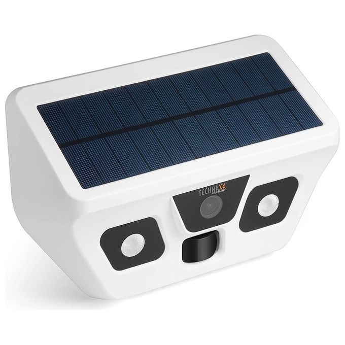 foto del prodotto technaxx tx4903 videocamera solare oer esterno full hd con lampada led
