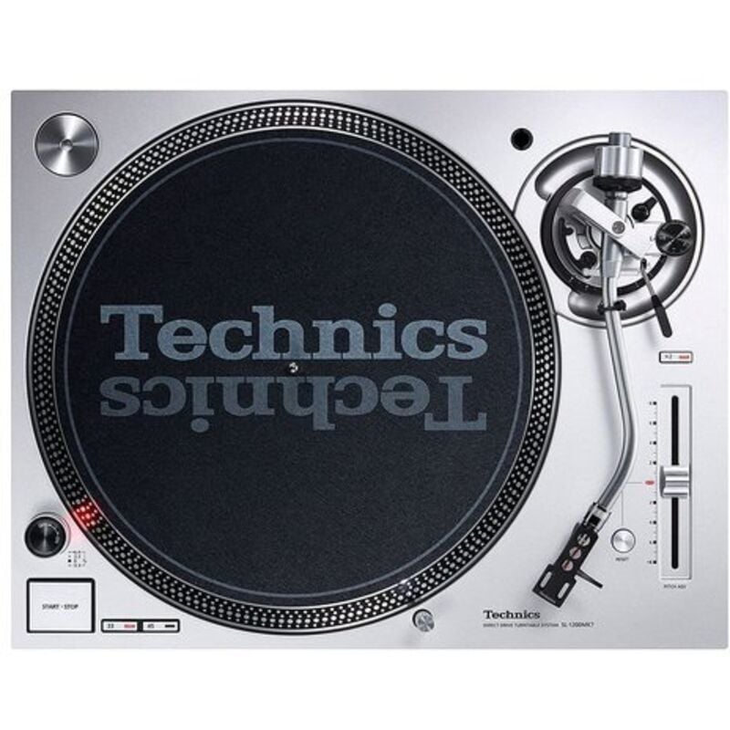 foto del prodotto technics technics sl-1200mk7 silver giradischi trazione diretta 33 45 78 giri braccio universale a s