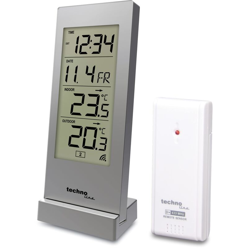 foto del prodotto technoline stazione meteo ws 9767, argento