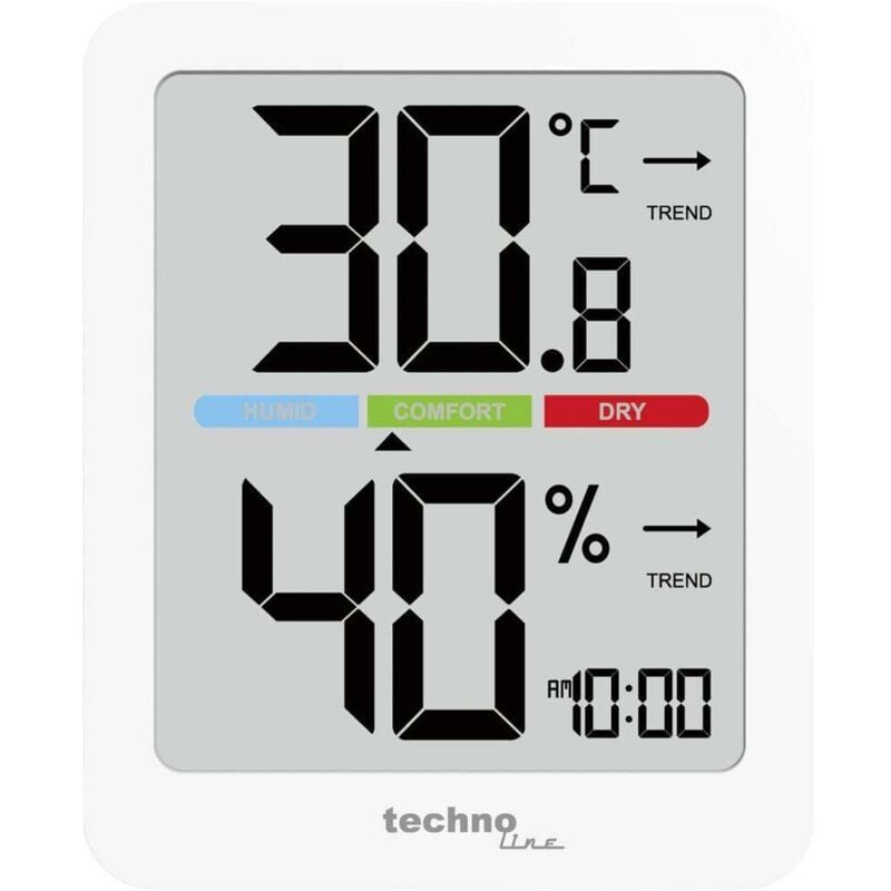 foto del prodotto technoline techno line termoigrometro bianco ws9456