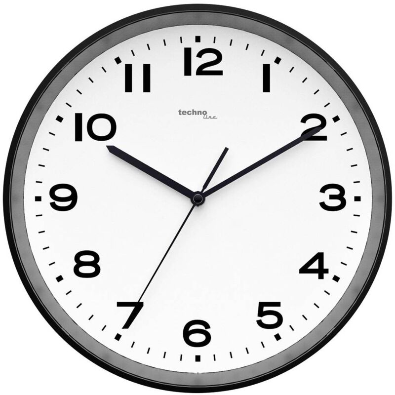 foto del prodotto technoline techno line wt 8500 3 schwarz radiocontrollato orologio da parete 30 cm x 4.1 cm nero