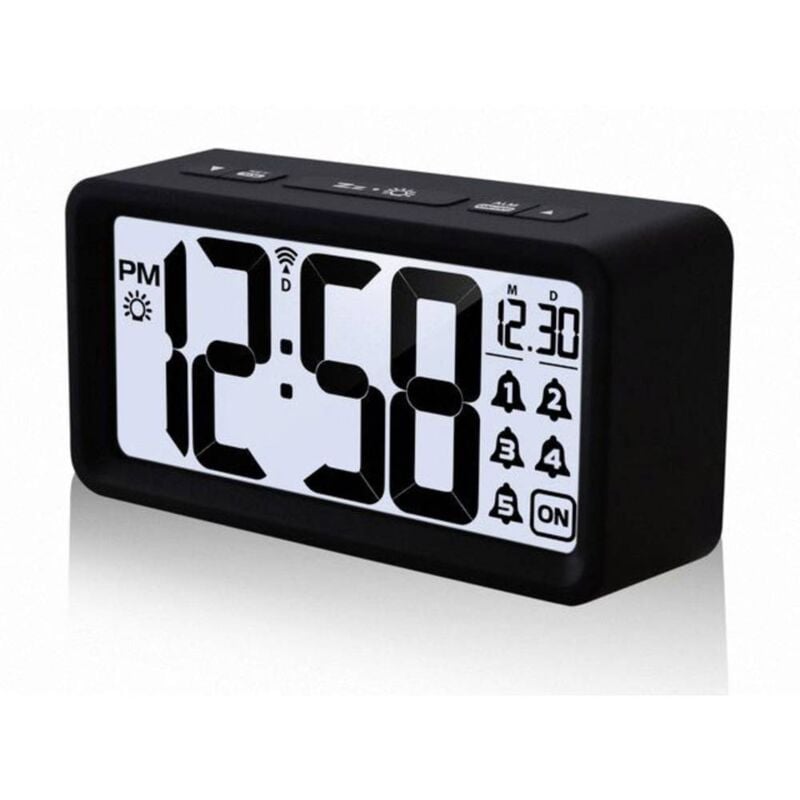 foto del prodotto technoline techno line wt496 radiocontrollato sveglia nero tempi di allarme 5