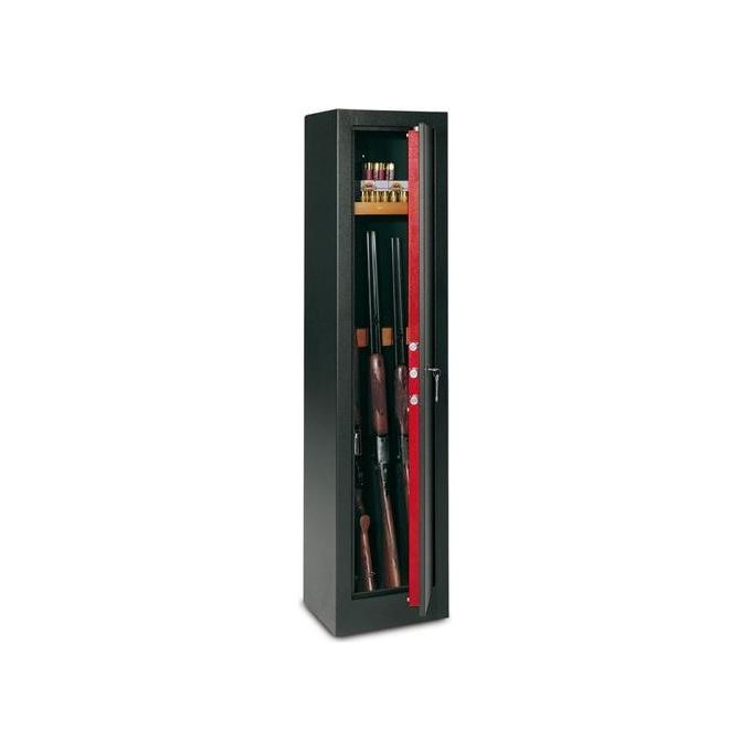 foto del prodotto technomax armadio sicurezza con chiave porta fucili 7 posti e tesoretto 365x320x1560mm home safe