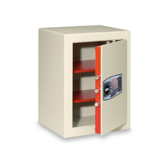 foto del prodotto technomax sekur large trony cassaforte indipendente 85 l arancione, bianco