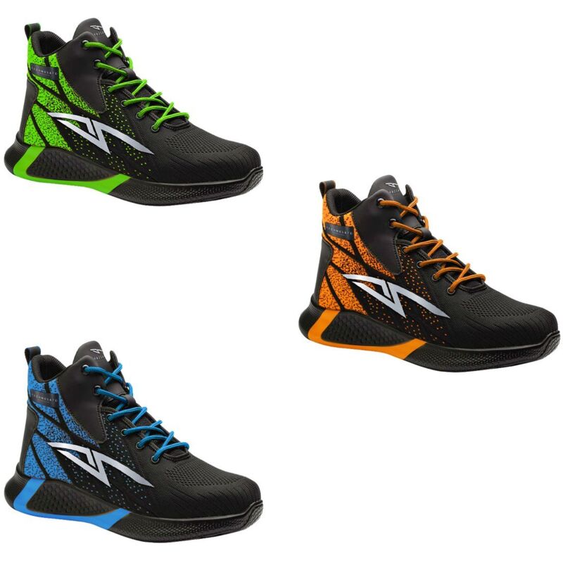 foto del prodotto technosafe - scarpe antinfortunistiche neon shock high s3 sr esd - 41 - arancione