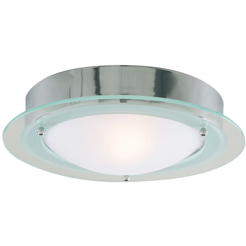 foto del prodotto tecnico contemporaneo belfast acciaio cromo vetro 1 luce e14