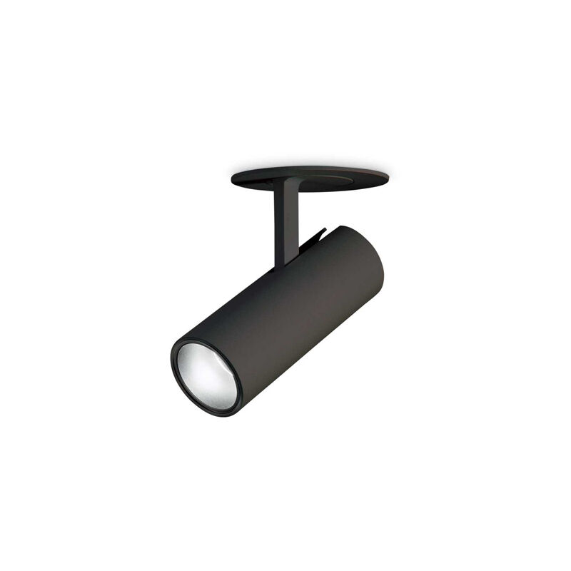 foto del prodotto tecnico moderno play alluminio nero led 7w 3000k luce calda