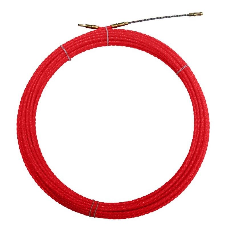 foto del prodotto tecnid sonda tiracavi elicoidale monofilo, 4,2mm, 30 metri, con terminali intercambiabili m5, rossa stol4 030