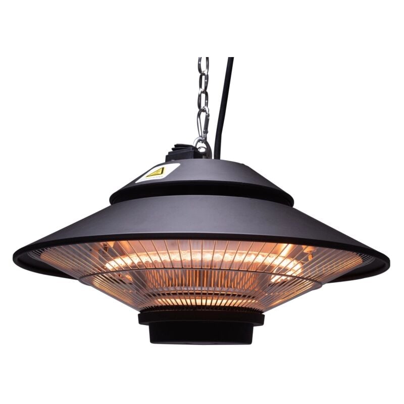 foto del prodotto tecno-air-system - stufa esterno interno 1500 w infrarossi con telecomando lampada pensile alogena