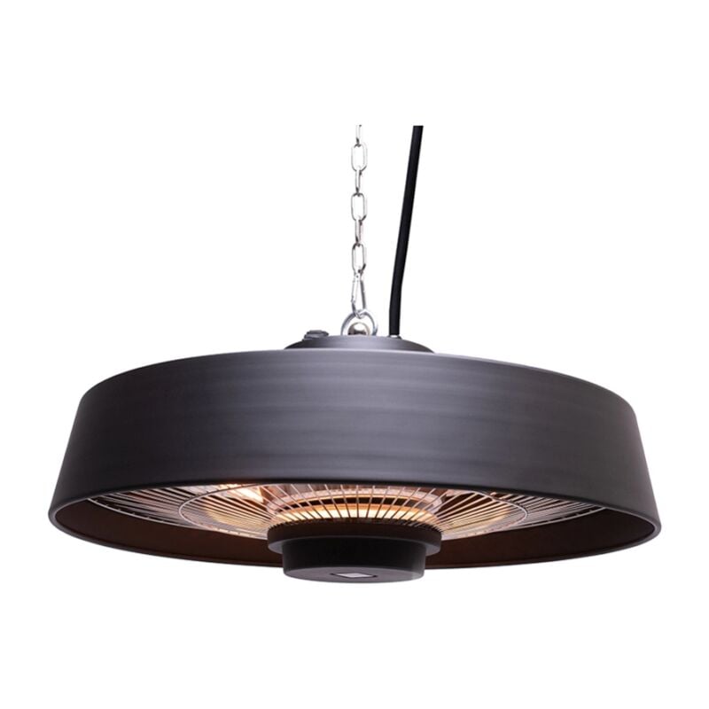 foto del prodotto tecno-air-system - stufa patio esterno interno 2000 infrarossi telecomando lampada alogena sospesa