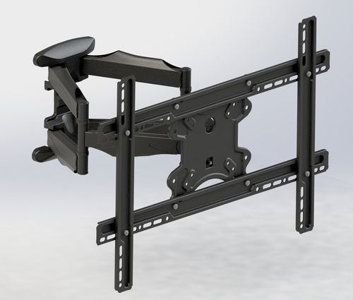 foto del prodotto tecno staffa per tv doppio snodo universale nero 23 65 st011 - 35.11