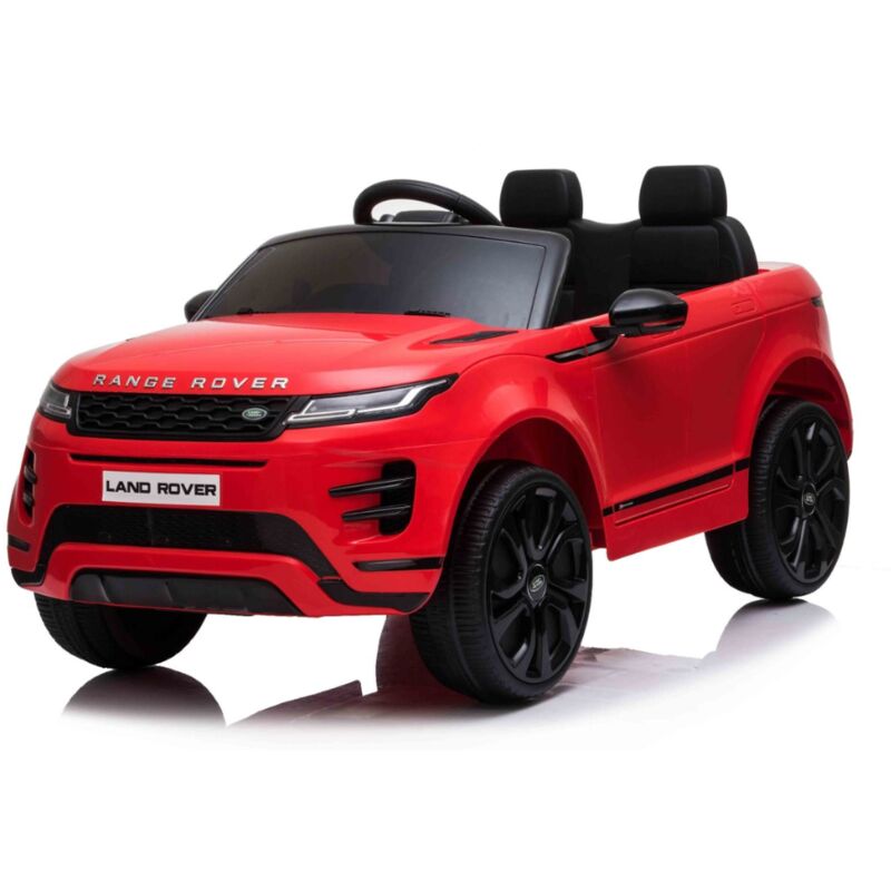 foto del prodotto tecnobike shop auto elettrica macchina per bambini land rover evoque 12v con monitor 4 lettore mp3 rosso